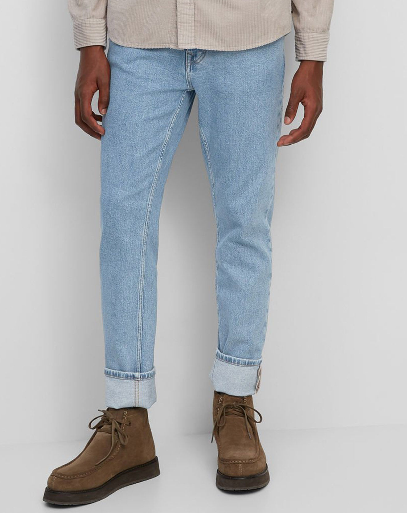 Marc O'Polo Jean Skee Tappered Coton Organic bleu clair