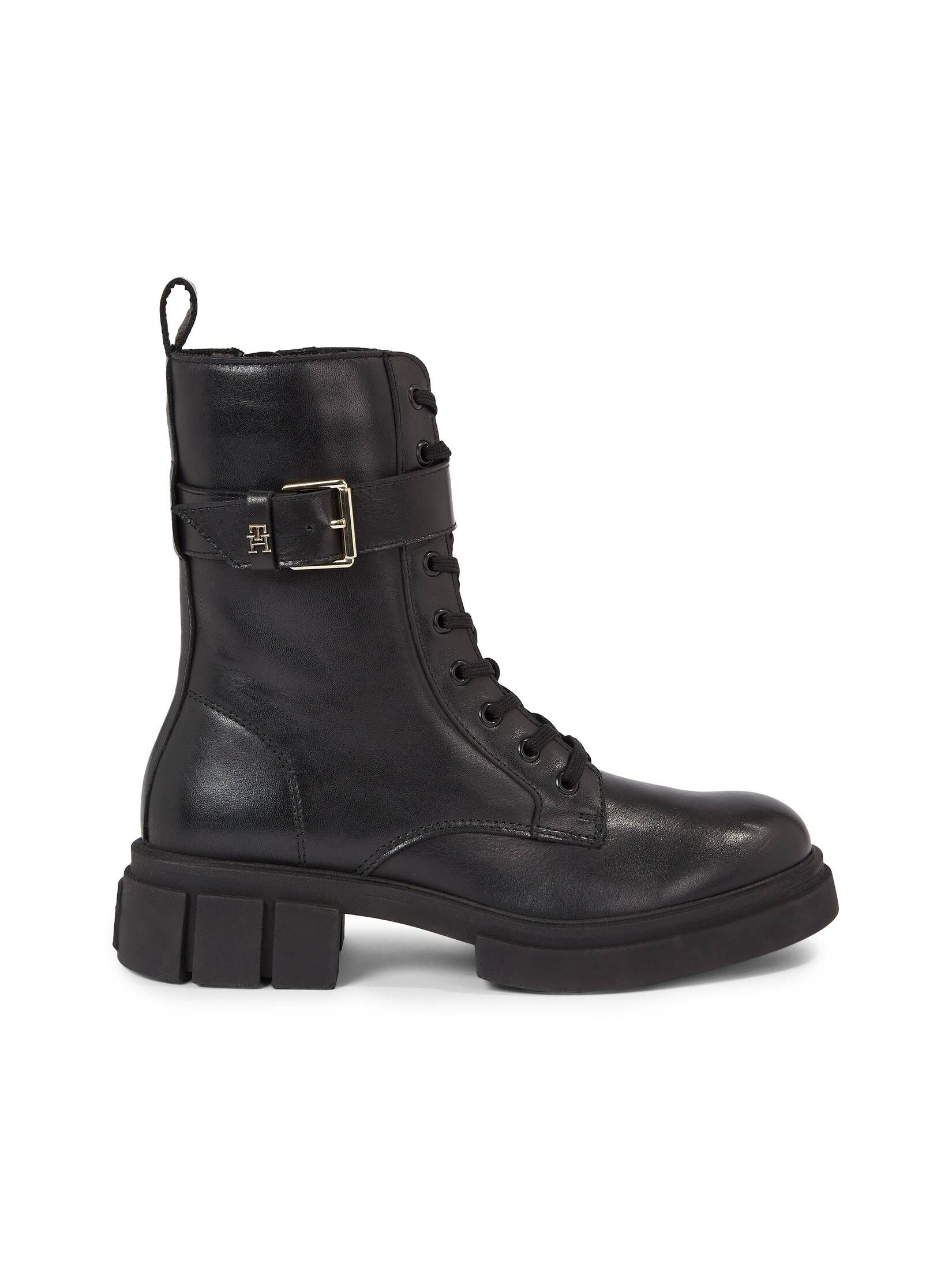 Tommy Hilfiger| Damen Schnürstiefeletten COOL FEMININE BIKERBOOT