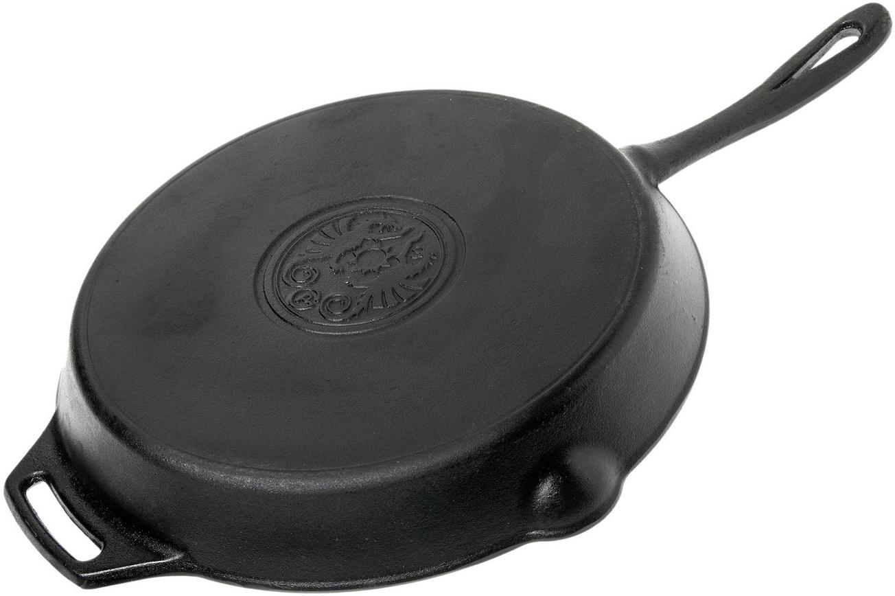 Petromax gietijzeren grillpan/ skillet 35 cm met steel