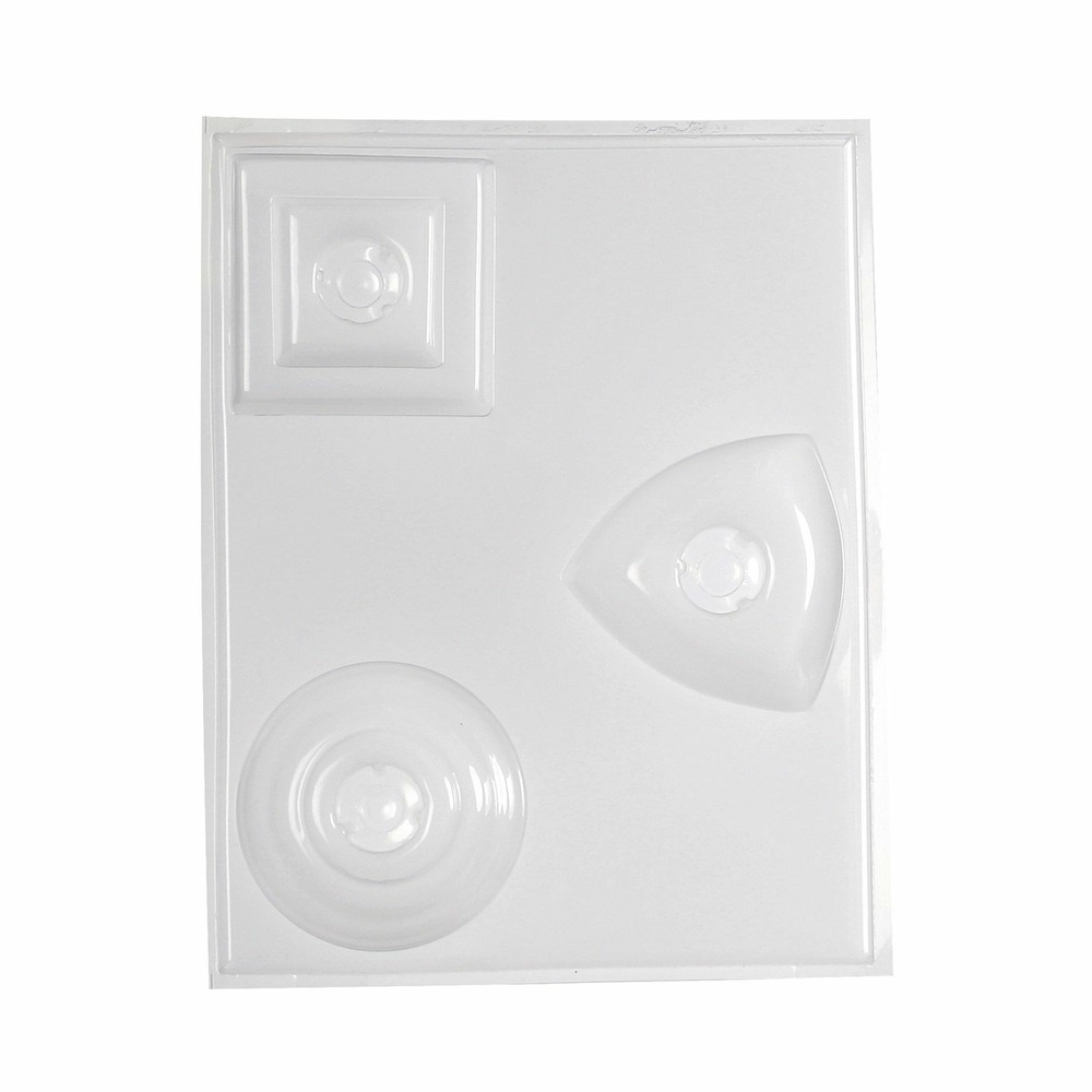 Moule 3 bougeoirs fantaisie 6 cm