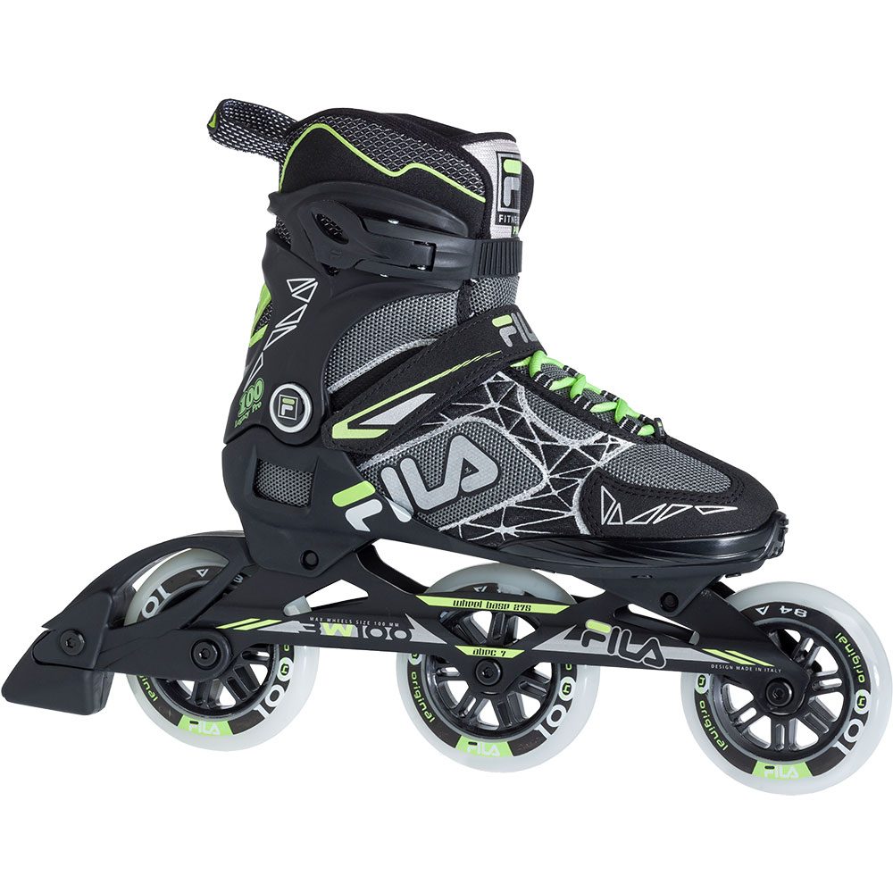 Fila Legacy Pro 100 Lady Inlineskates Damen schwarz grau grün