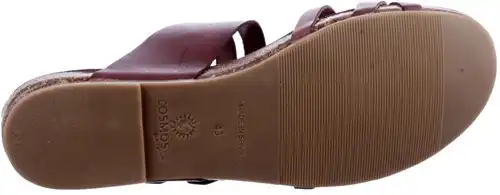 Cosmos donkerbruin 6106801-32 - maat 43 slipper donker bruin - maat 43 Calandschoen
