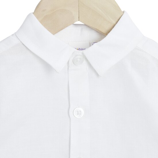 Cérémonie Ensemble chemise pantalon   Beige        de               P'tit bisou