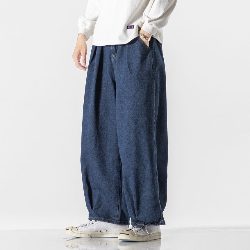 Aozora - Baggy jeans met middelhoge taille