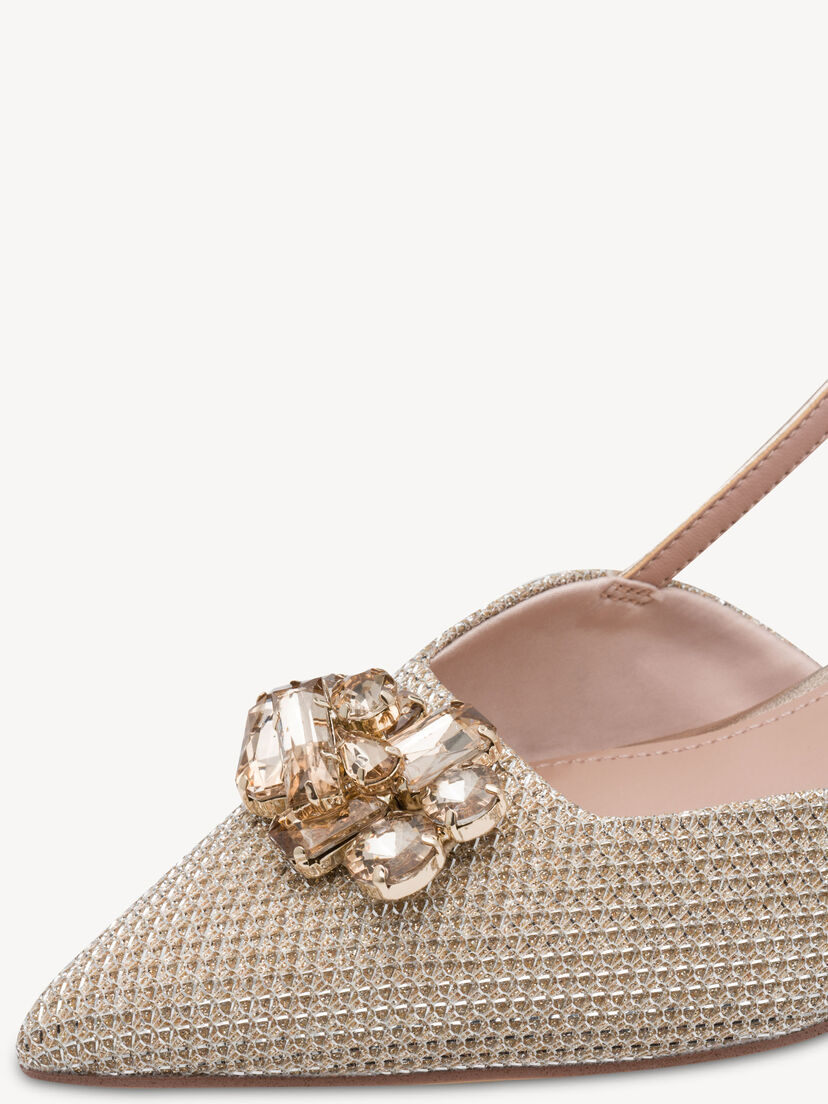 Slingpumps - metallic