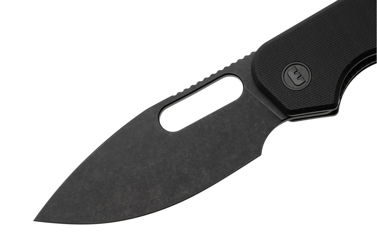 Eutektik EFD EFD-BBW-R Blackwashed 14C28N, Black G10, zakmes