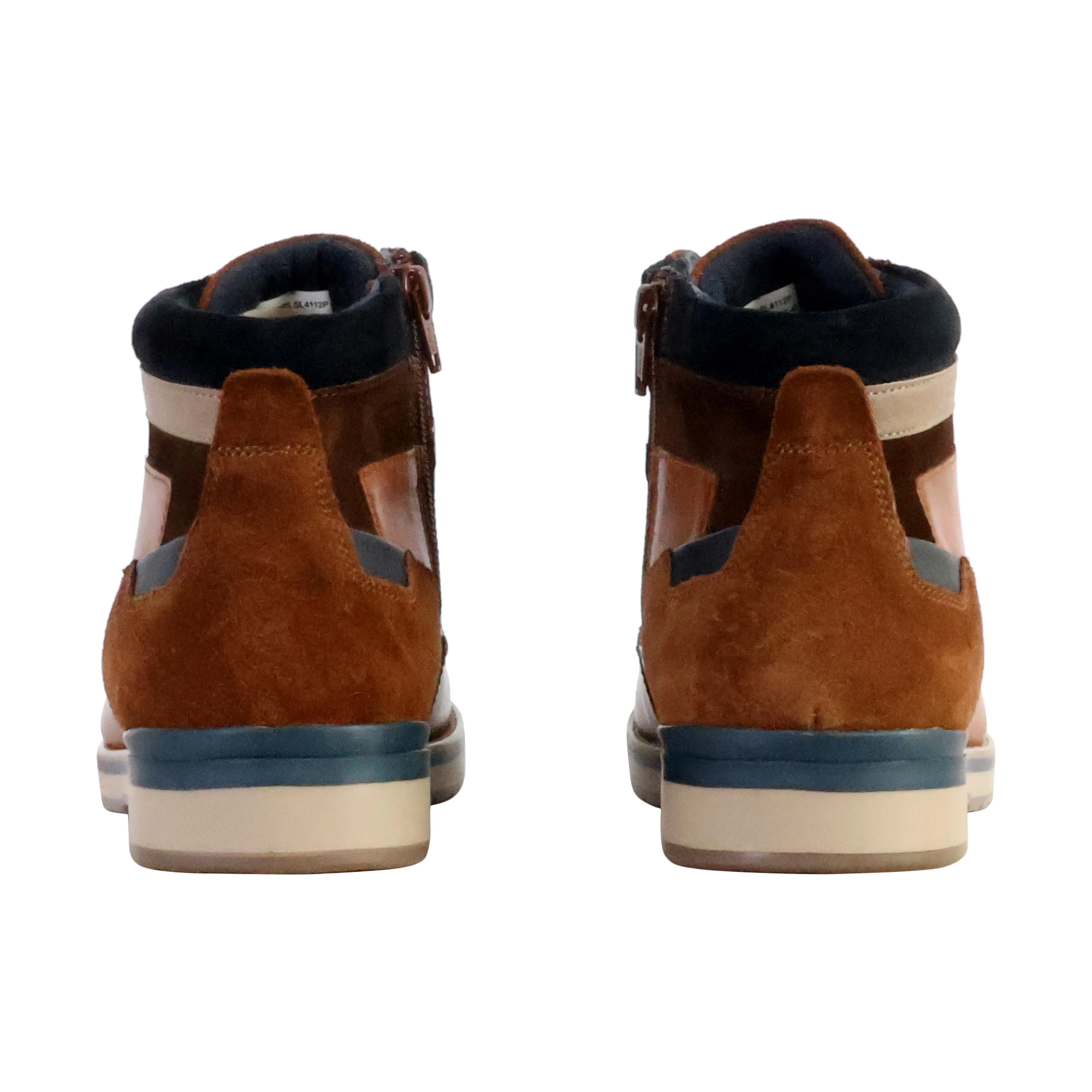 Basket montante cuirodres | Marron