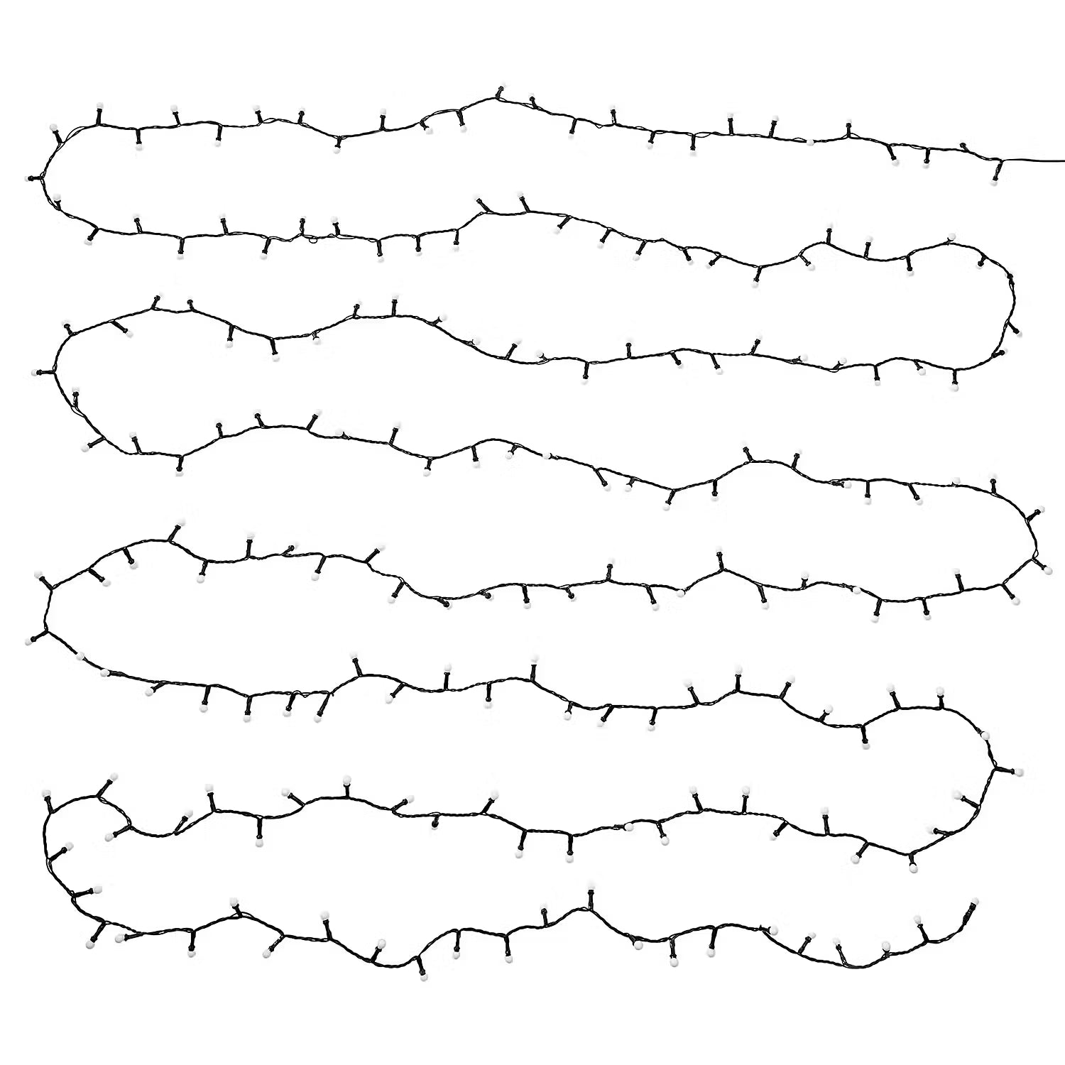 WHITE BULBS Mini-Lichterkette 6er-Set