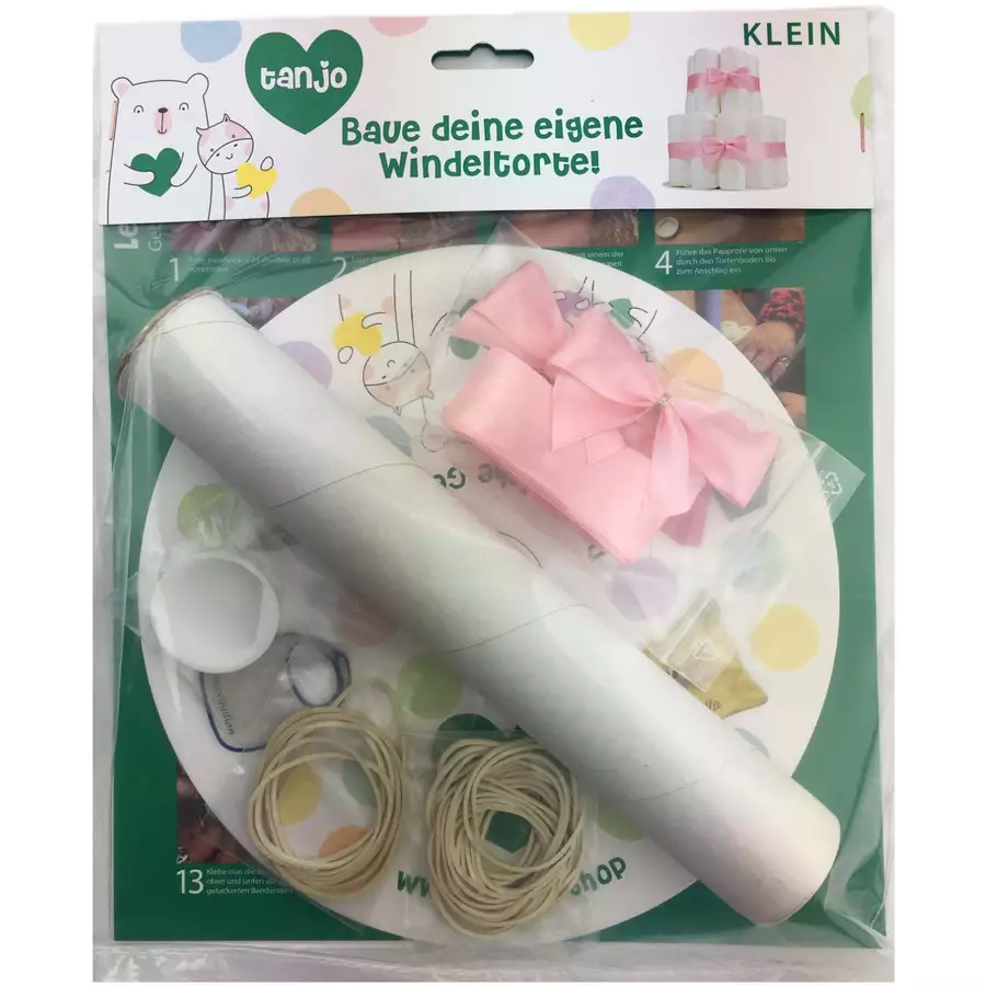 Tanjo Bausatz kleine Windeltorte rosa