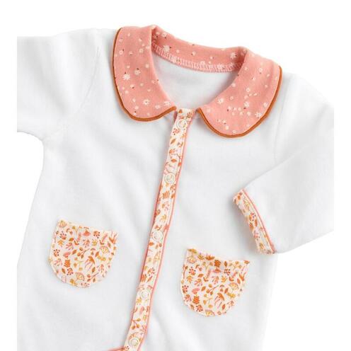 Pyjama 1 Mois avec Col Motif Floral Babywear ESMEE - SAUTHON Baby déco