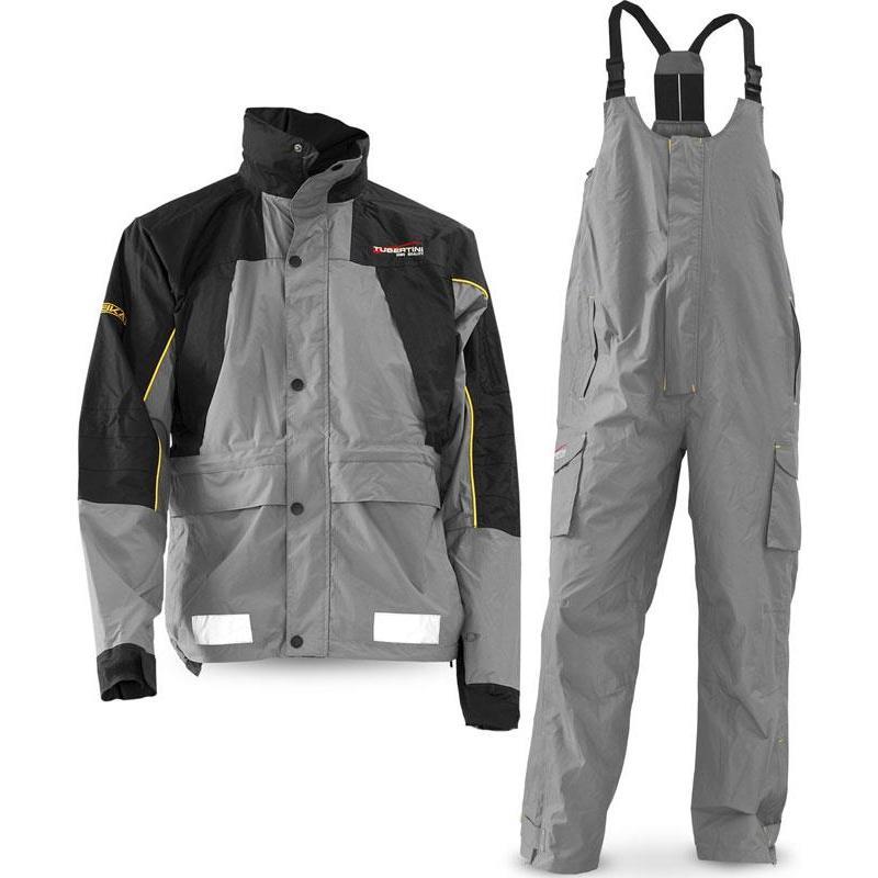 Ensemble Veste Et Salopette Homme Tubertini Aquateck - Gris