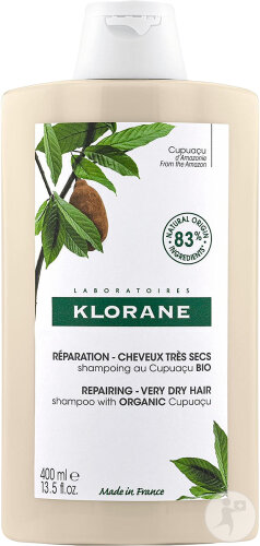Klorane Mangue Shampoing Nutrition Nourrissant & Éclat Cheveux Secs  400ml