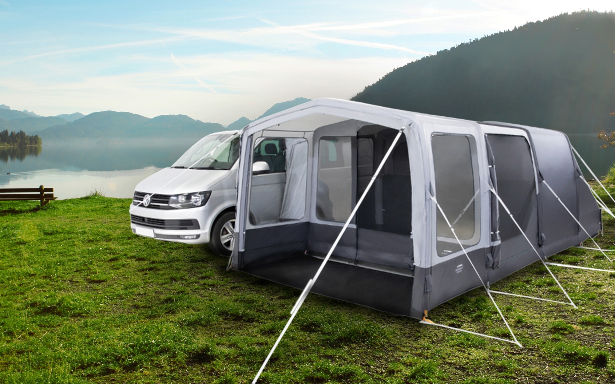 Dometic Rarotonga DA FTT 401 AIR RH Aufblasbares Driveaway Vorzelt 3 m Modell Rechts