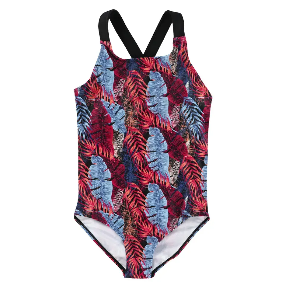 Look Ensemble maillot + casquette 2-14 ans - Tropical court