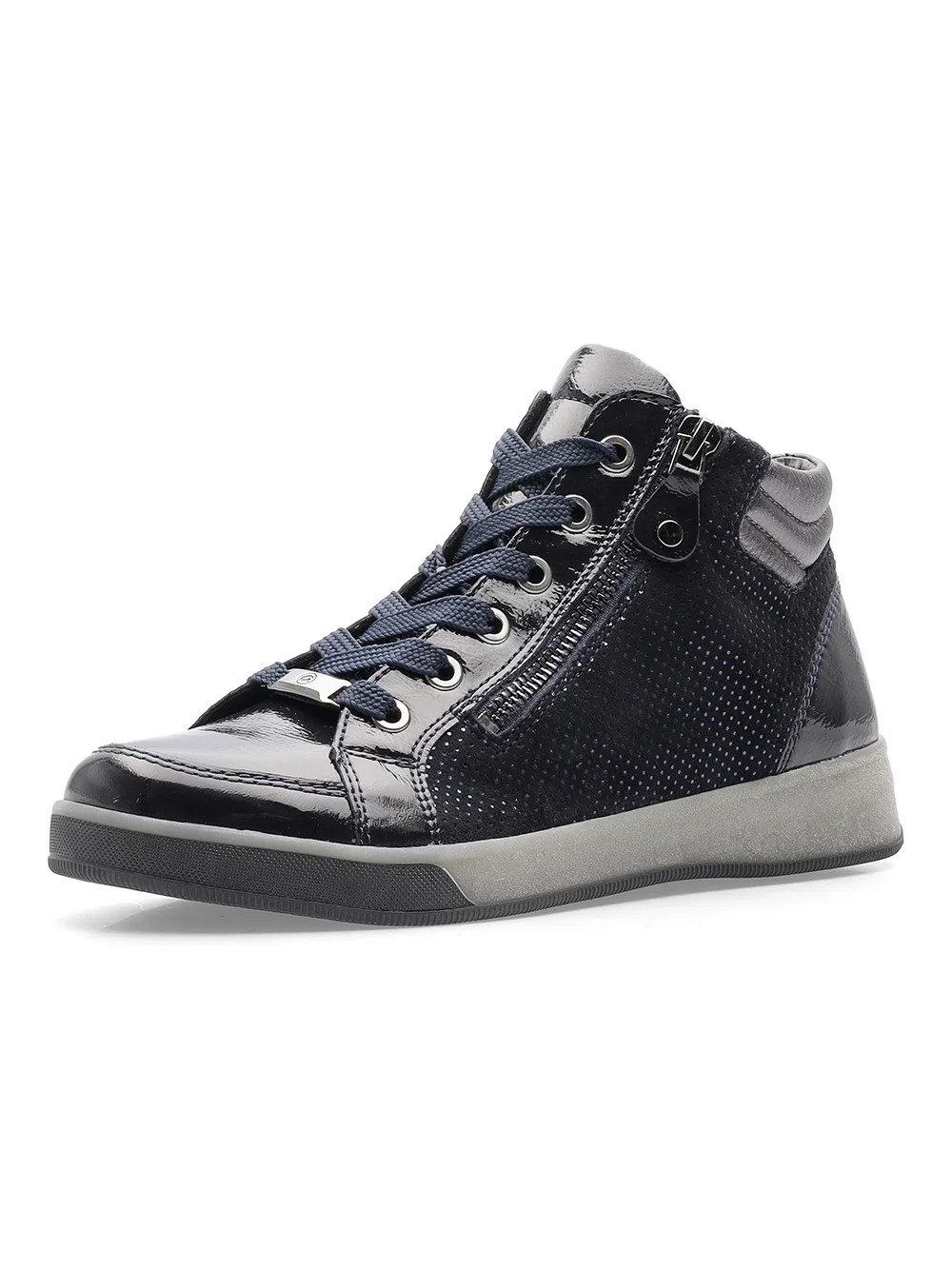 Hightop Sneaker Rom blau