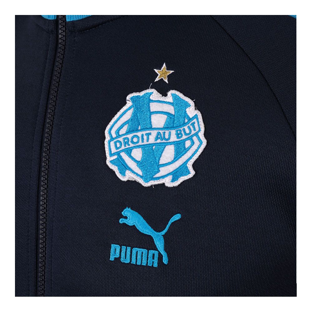 Puma OM HERITAGE T7 - Sweat Homme parisian night/bleu azur/french night/bleu azur