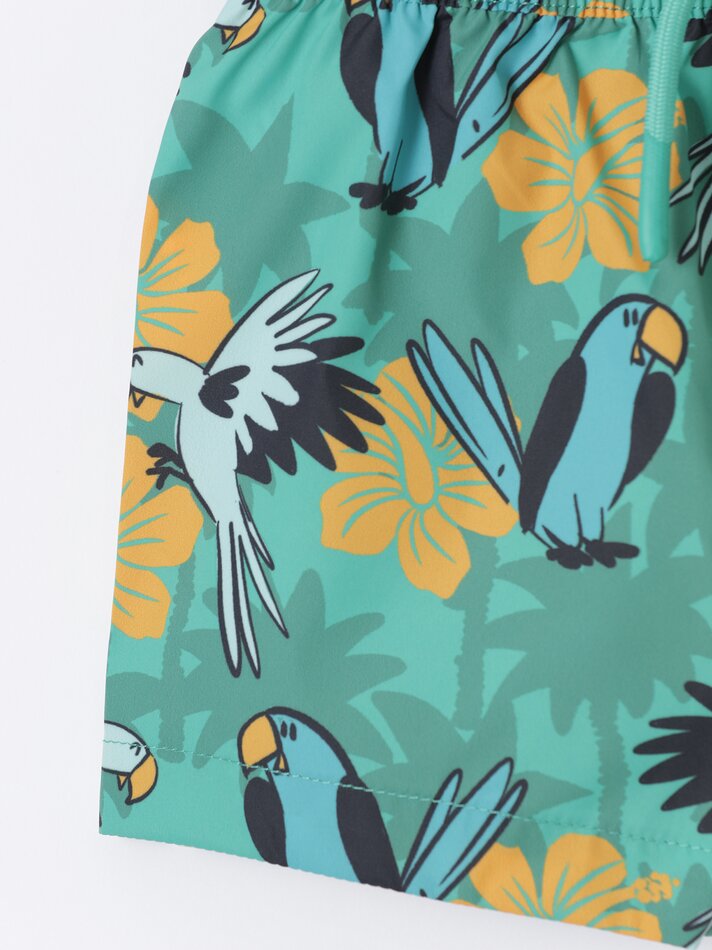 Maiô estampado - Verde escuro