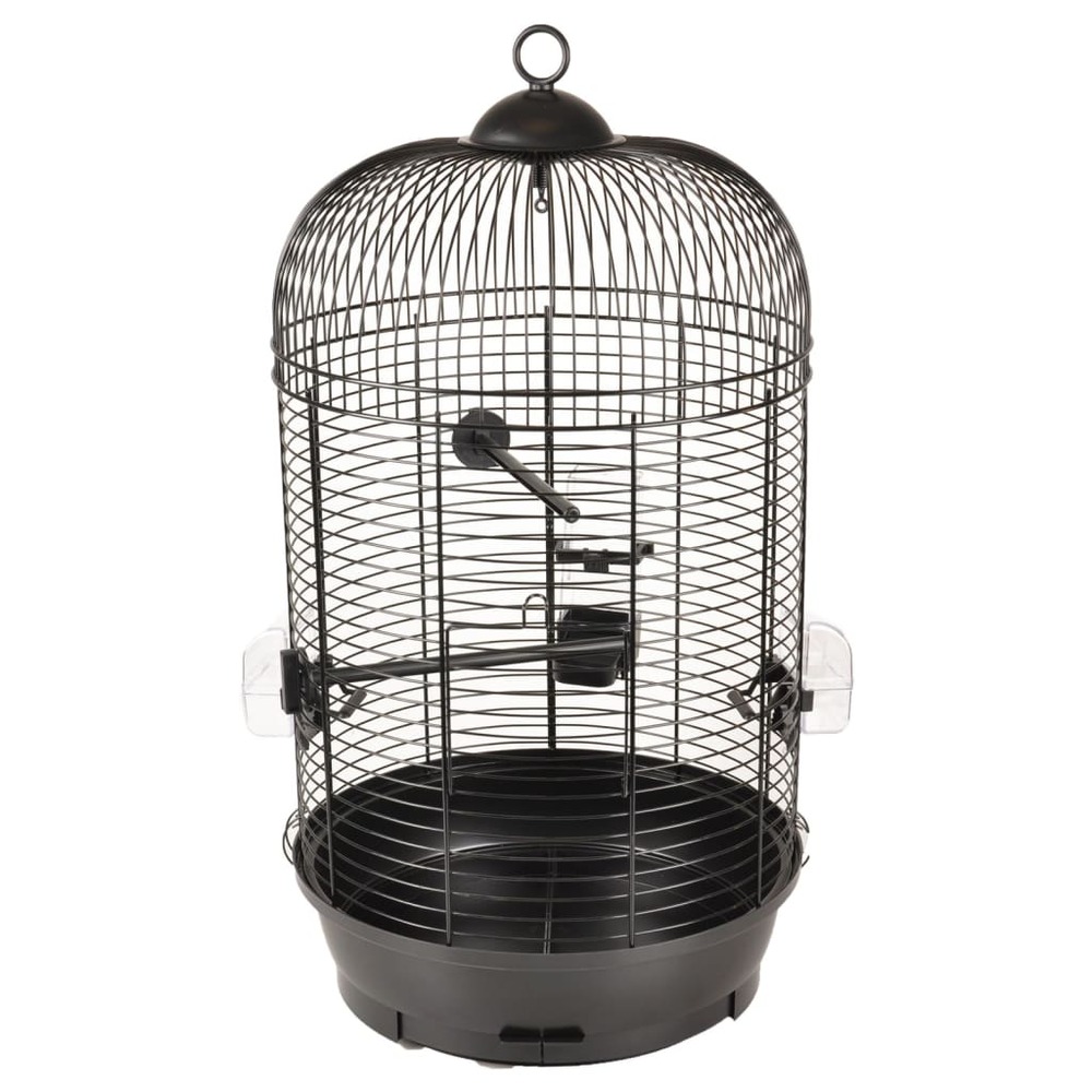 Cage à perruches sanna 2 34x34x67 cm noir