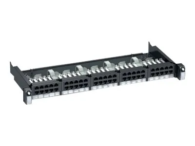 LexCom VDIG141501 - Patch-panel - mørkegrå, RAL 7016 - 1U - 19