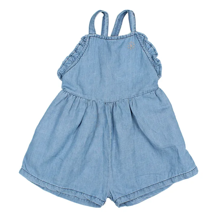Búho Combishort Denim Lin | Bleu jean