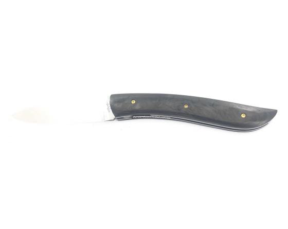 Atelier Névé - Le Névé Fibre de Carbone Damas Couteau de Poche par l'Atelier Névé