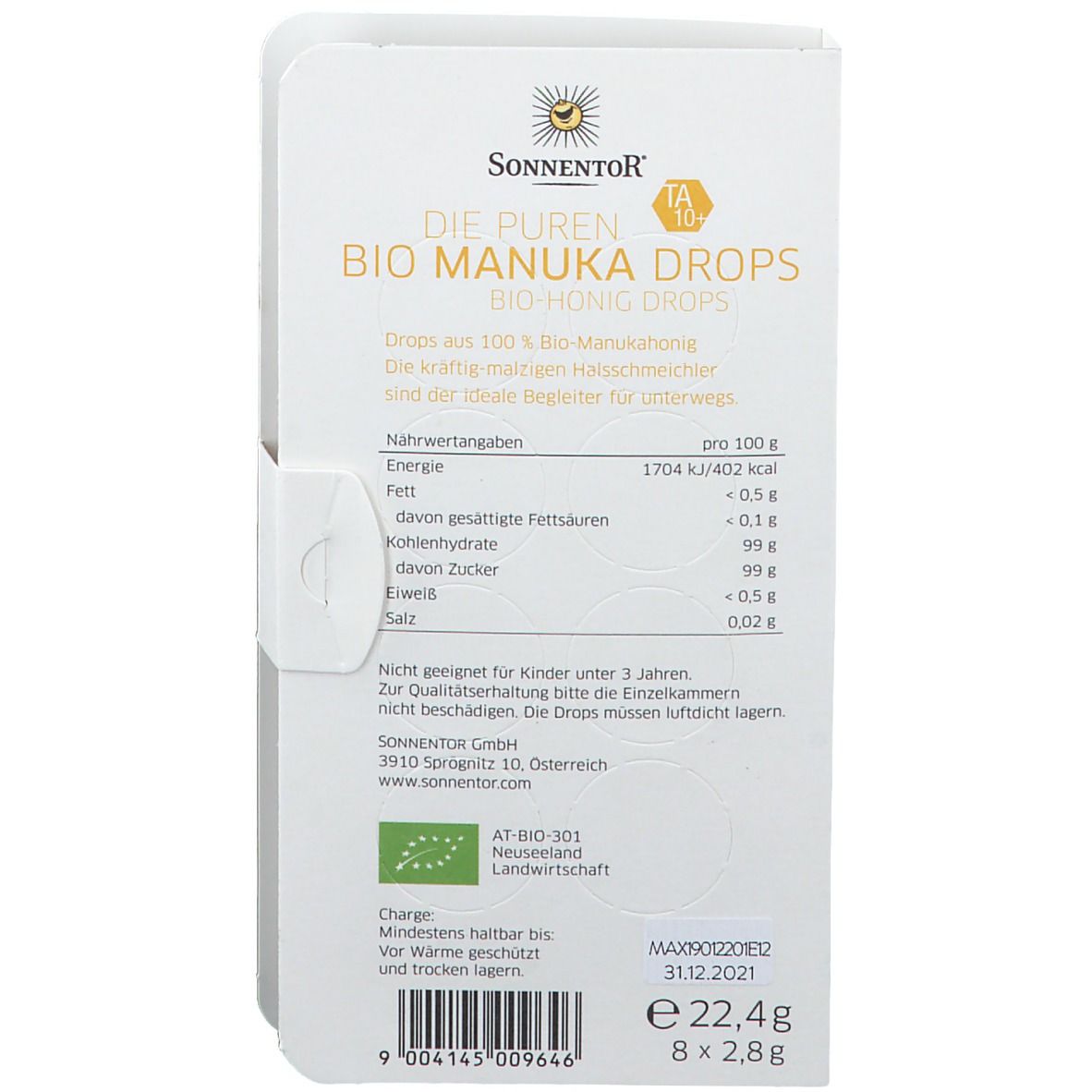SonnentoR® Die Puren Manuka Drops