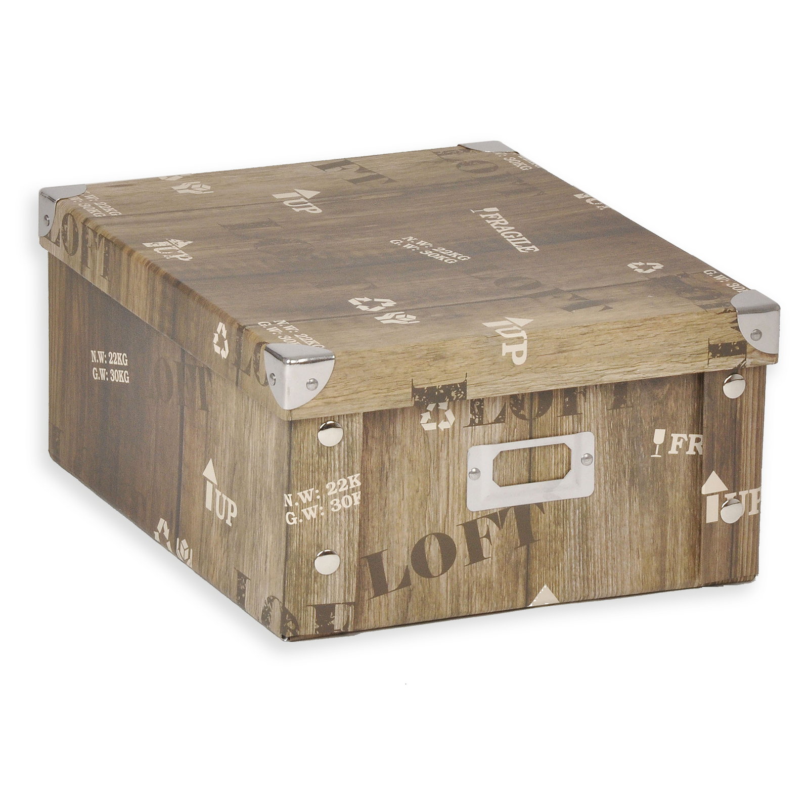 Aufbewahrungsbox - Loft - Pappe - Größe S