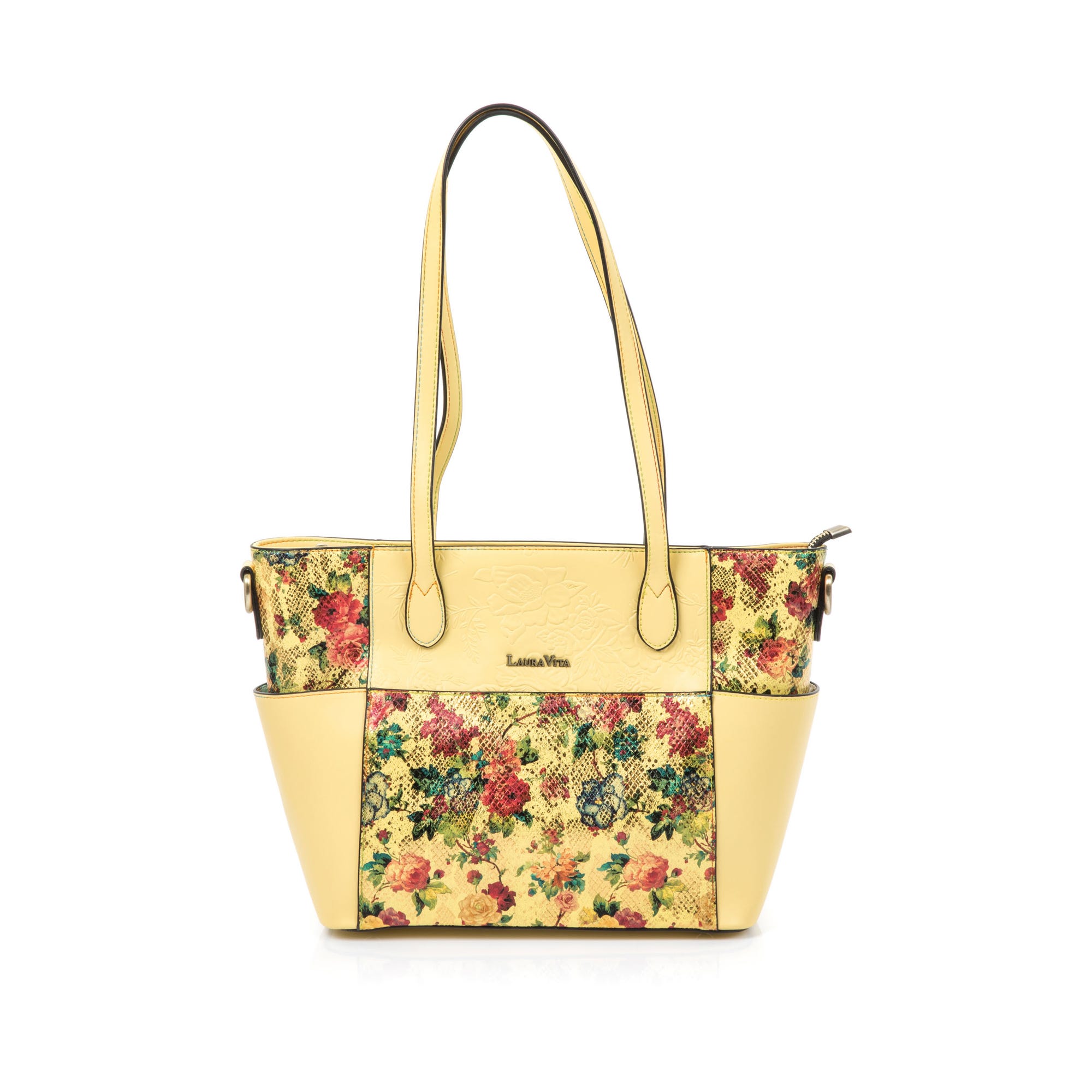 Sac de shopping jaune