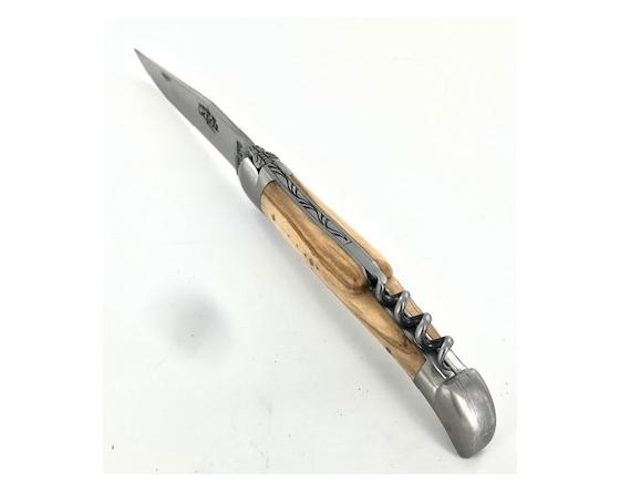Laguiole Tradition 12 cm - 2 mitres - 2 pièces - Olivier Couteau de Poche Forge de Laguiole