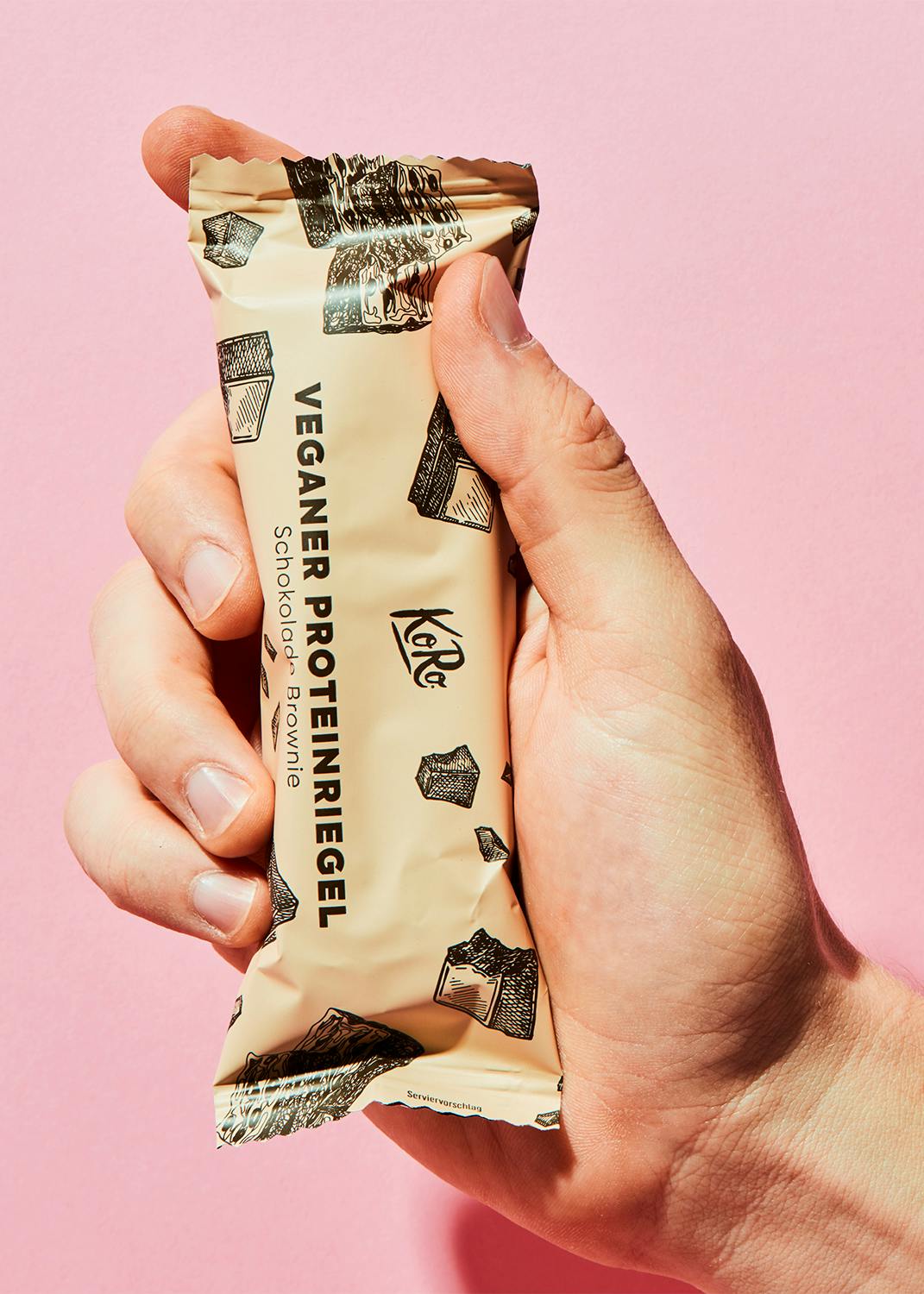 Veganer Proteinriegel Schokolade Brownie 55 g