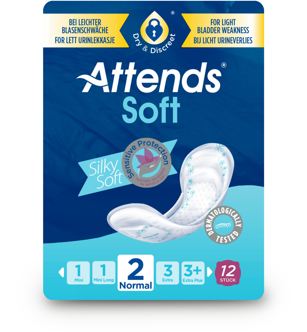 Attends Inlegger Soft Normal 2 (12 Stuks)