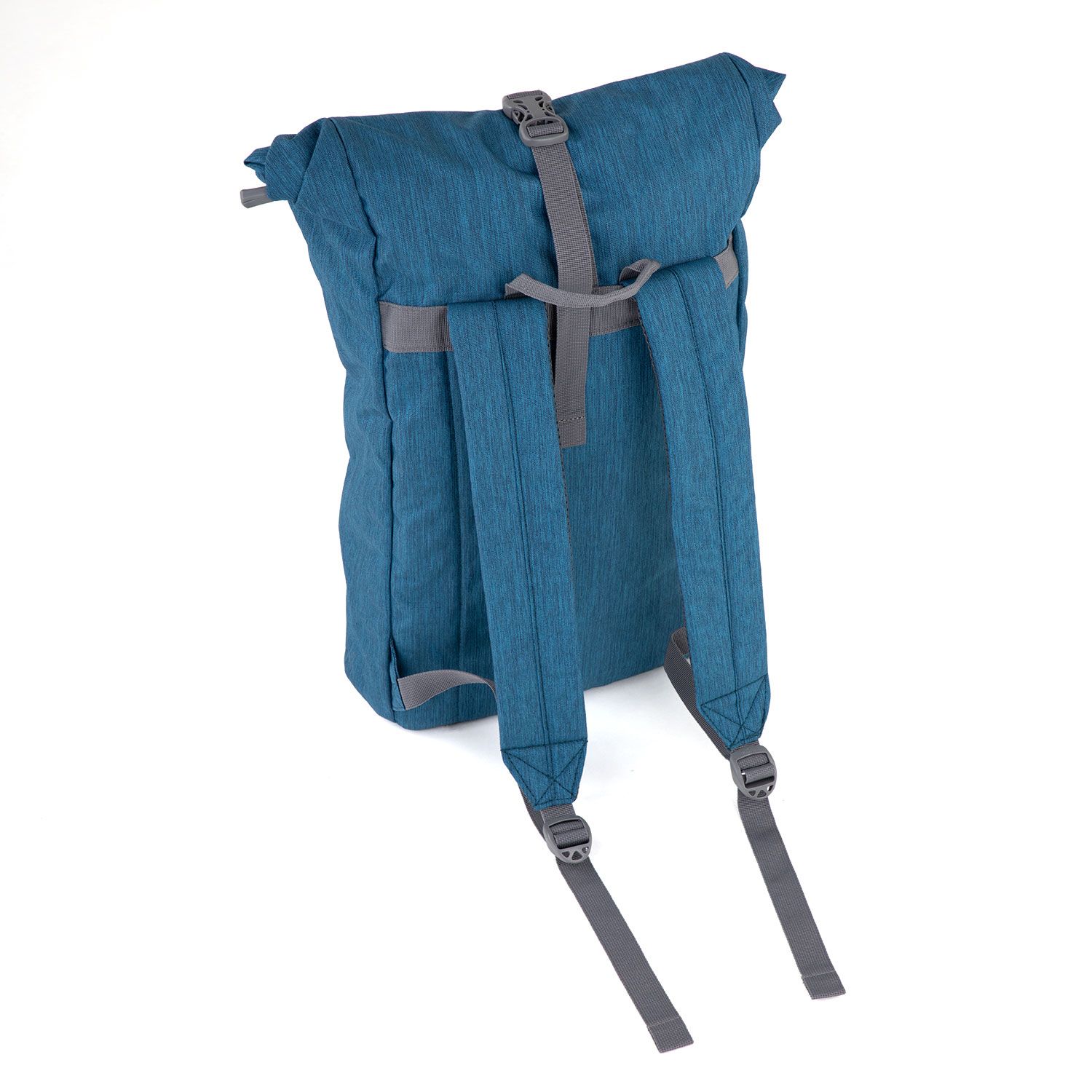 bodhi Urban Yogi Rolltop Rucksack, dunkelblau meliert