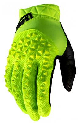 Gants Longs 100% Geomatic Jaune Fluo