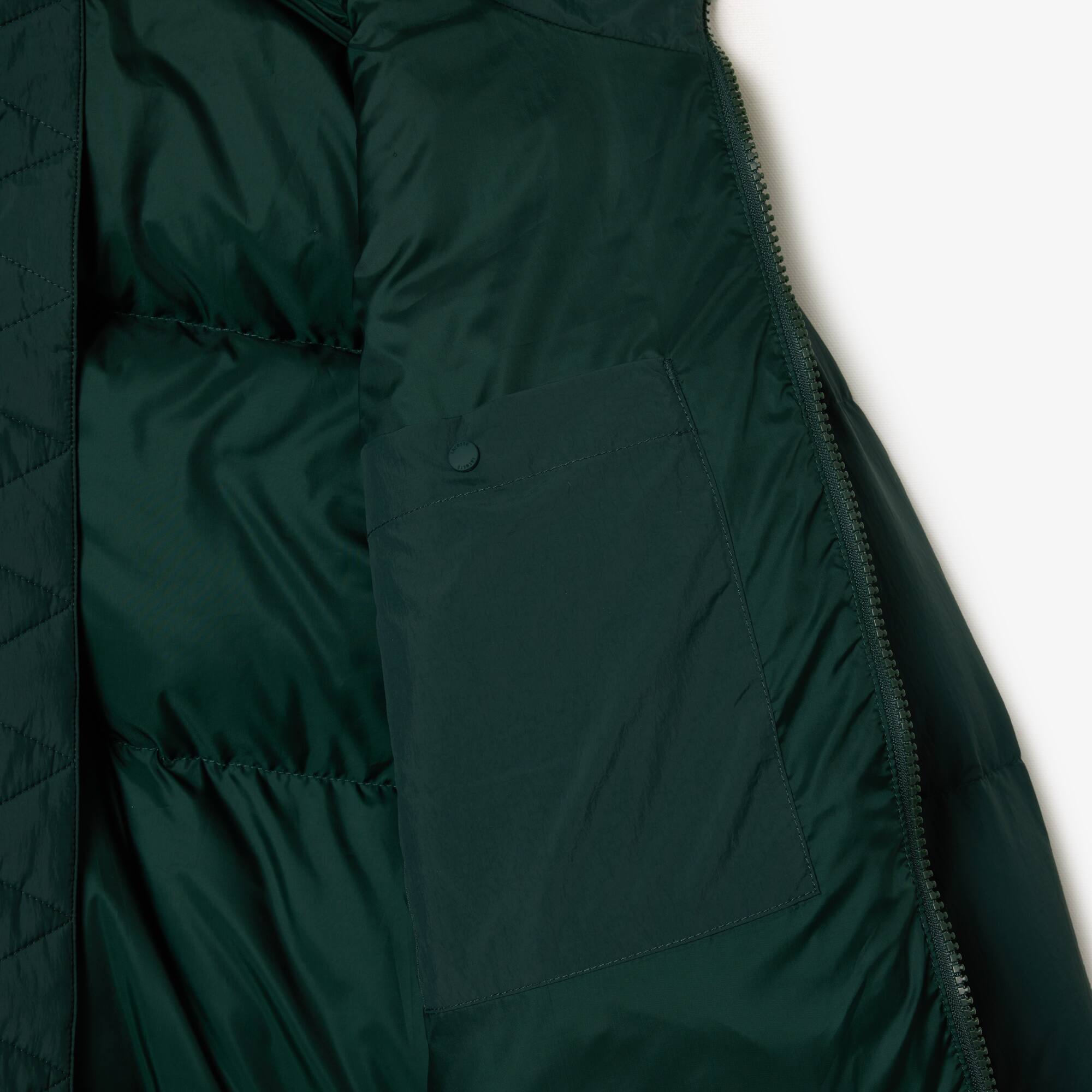 Doudoune à capuche relaxed fit duvet Vert sinople
