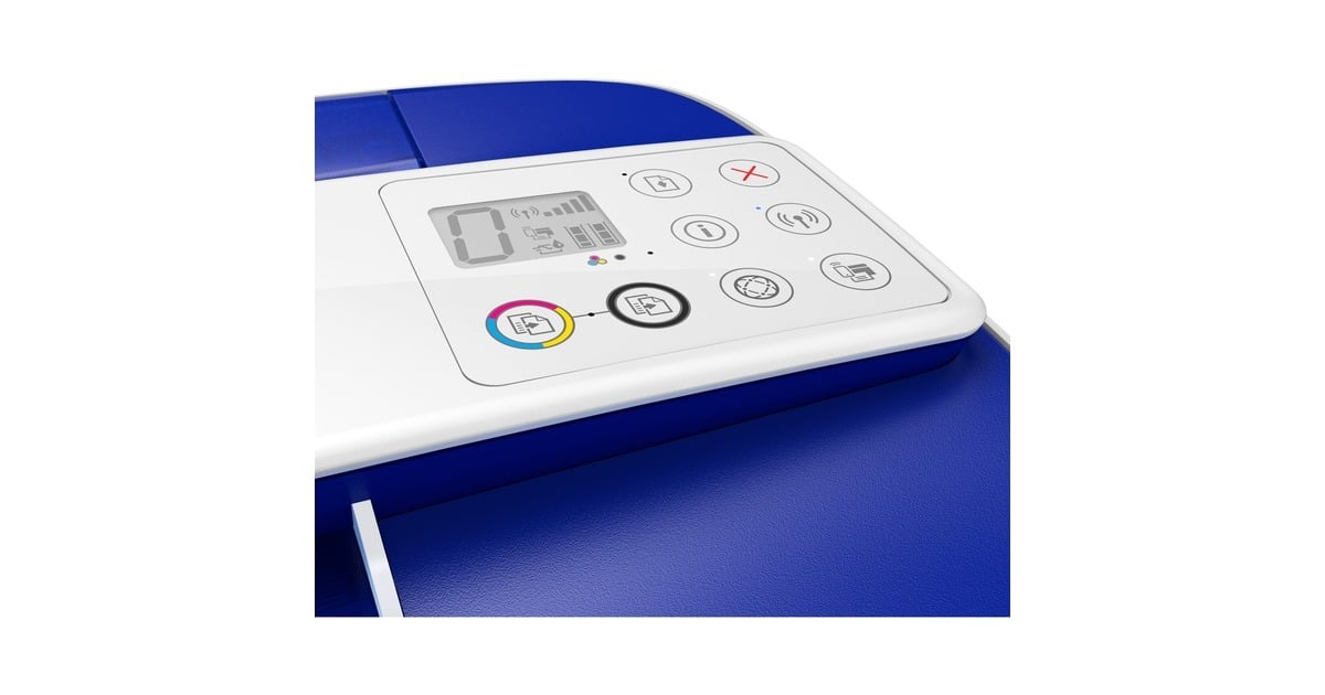 HPDeskJet 3760 all-in-one inkjetprinter  (Wit/blauw, Scannen, Kopiëren, Wi-Fi)