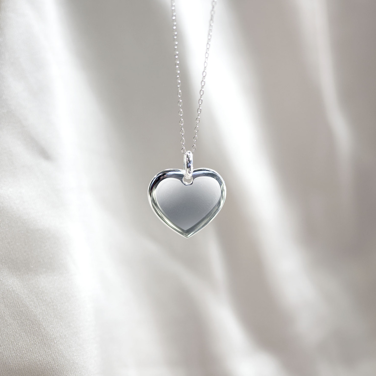 Pendentif argent 925 coeur personnalisable