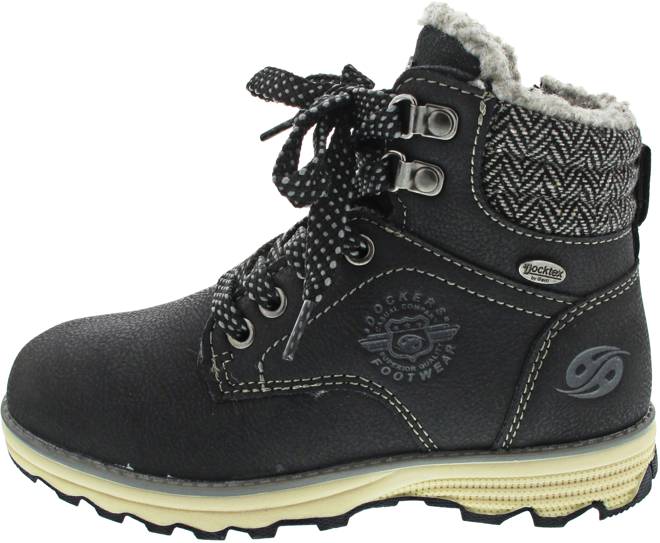 Dockers by Gerli Schnürboots TEX schwarz