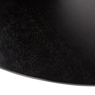 Esstisch BLANCO 120 cm rund Mangoholz schwarz
