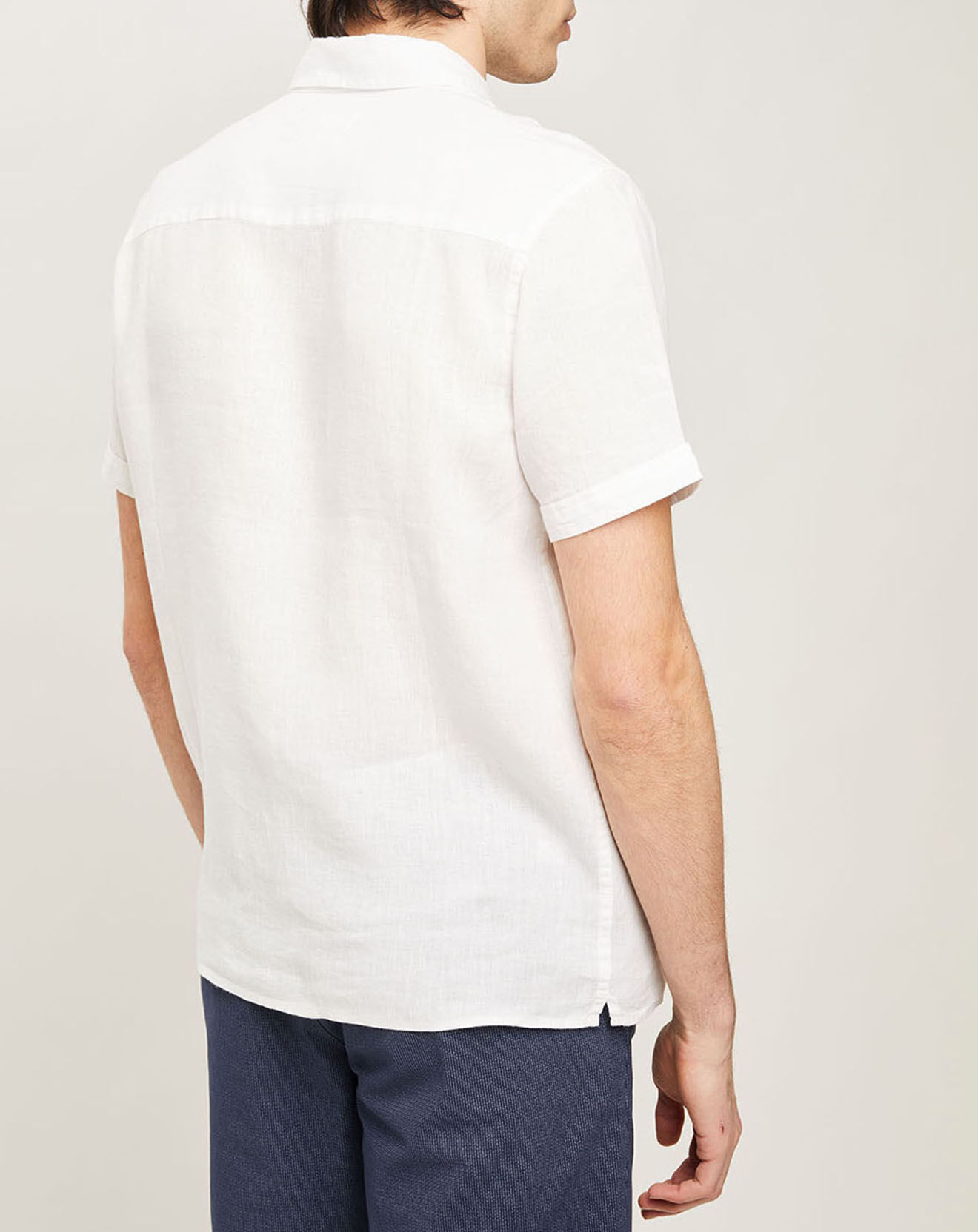 Harris Wilson Chemise regular 100% Lin Efe blanche