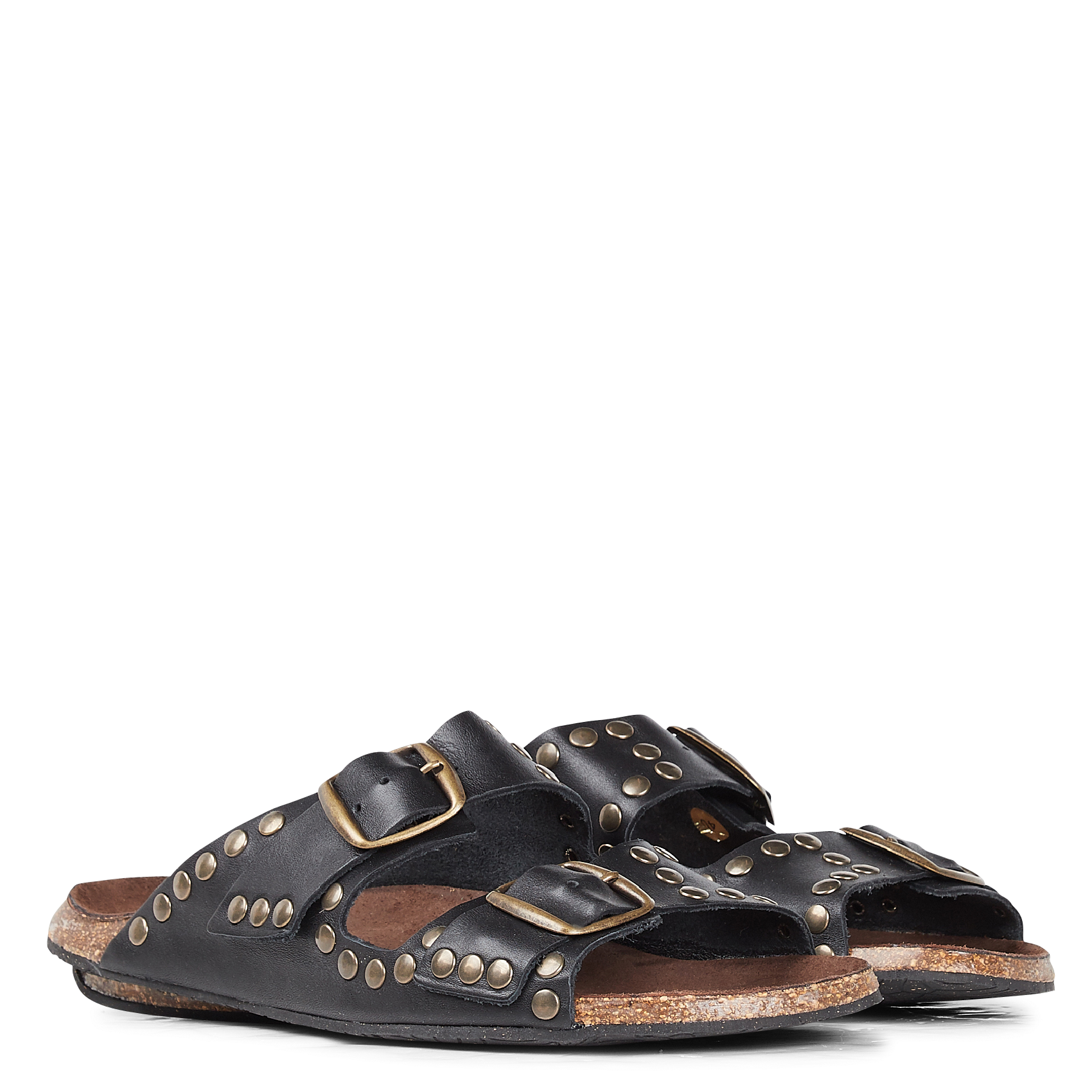 LISA - Sandales en cuir | Noir