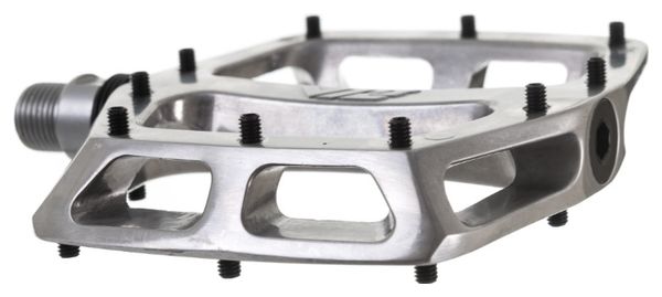 Paire de Pédales Plates DMR V12 Argent