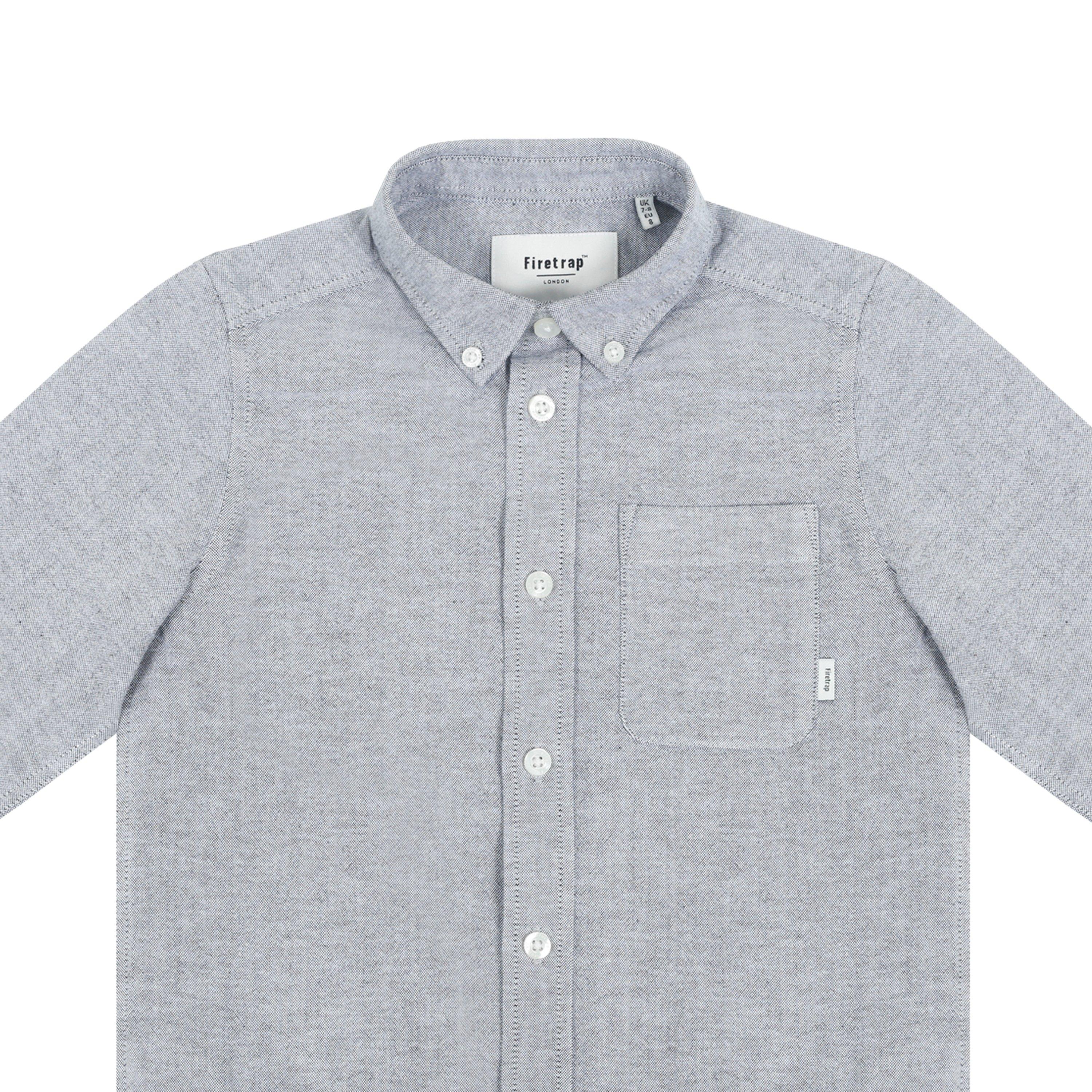 Firetrap Long Sleeve Oxford Shirt Juniors