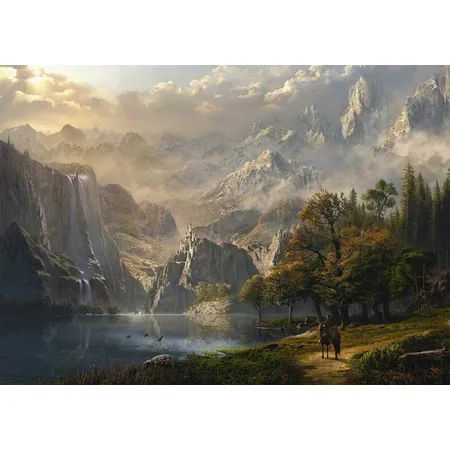 Schmidt Spiele Puzzle - Wasserfall Idylle, 1000 Teile