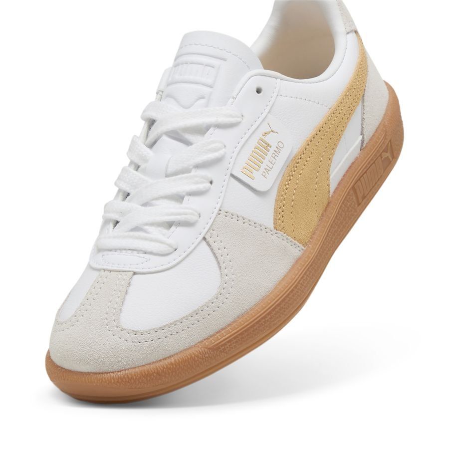 Palermo Lth PUMA White-Almost Apricot