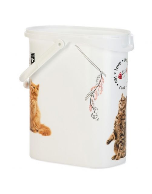 Curver Voercontainer Kat - Kattenvoerbewaarbak - 10 l