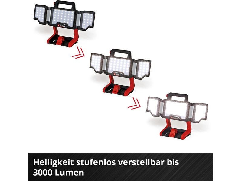 Einhell Professional Akku-Lampe TP-CL 18/3000 Li Set – Solo Akku-LED-Lampe