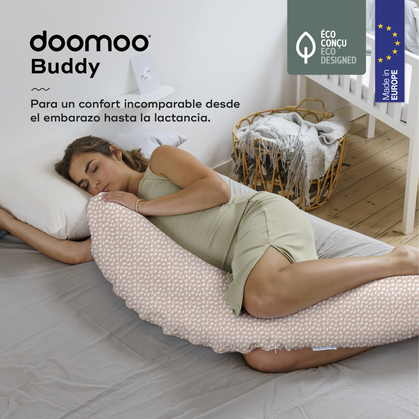 Coussin d'allaitement Buddy Cloudy Rose