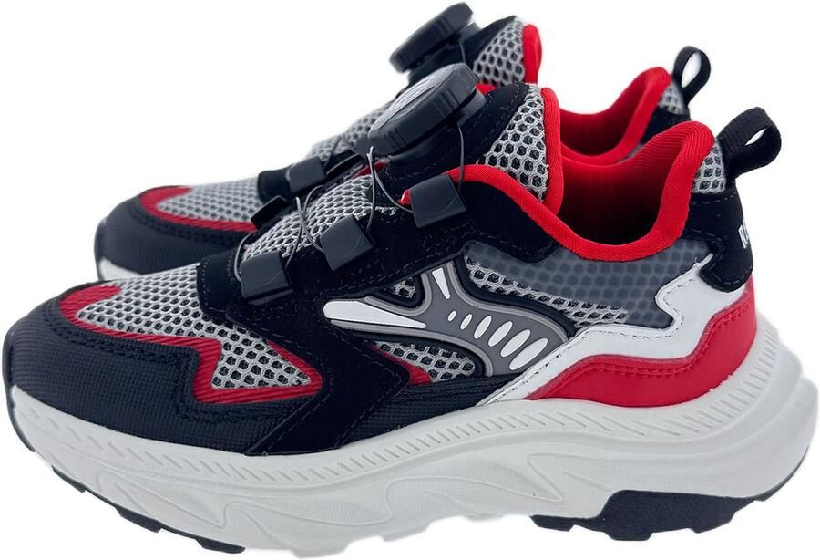 Red-Rag 15849 speedlaces sneaker rood combi