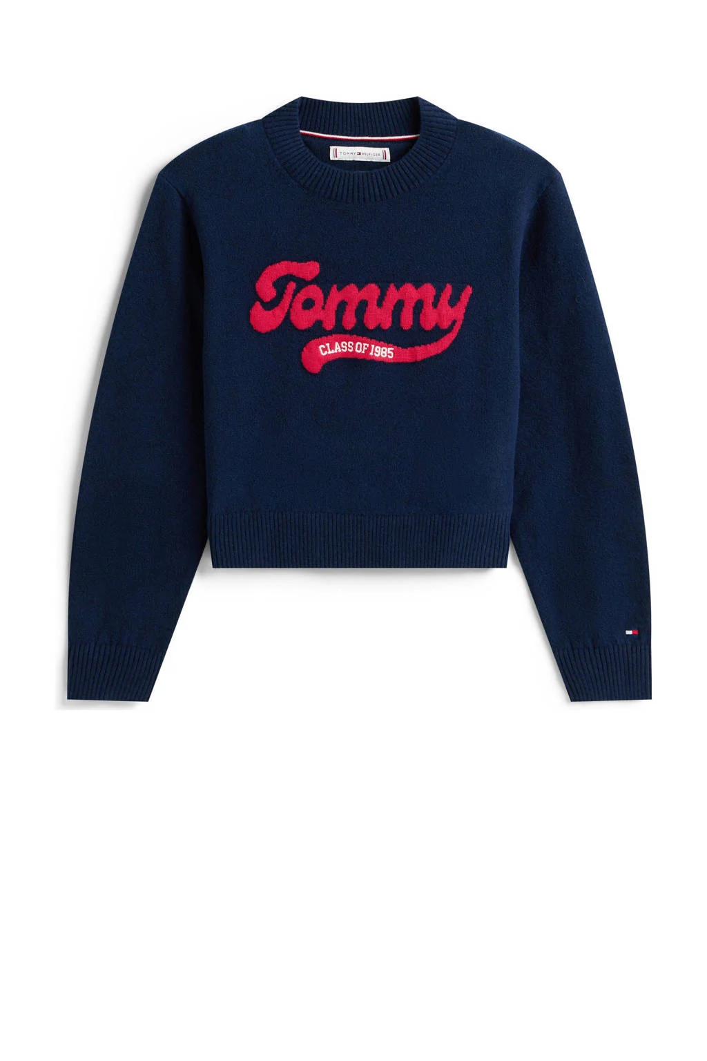 Tommy Hilfiger sweater donkerblauw gebreid