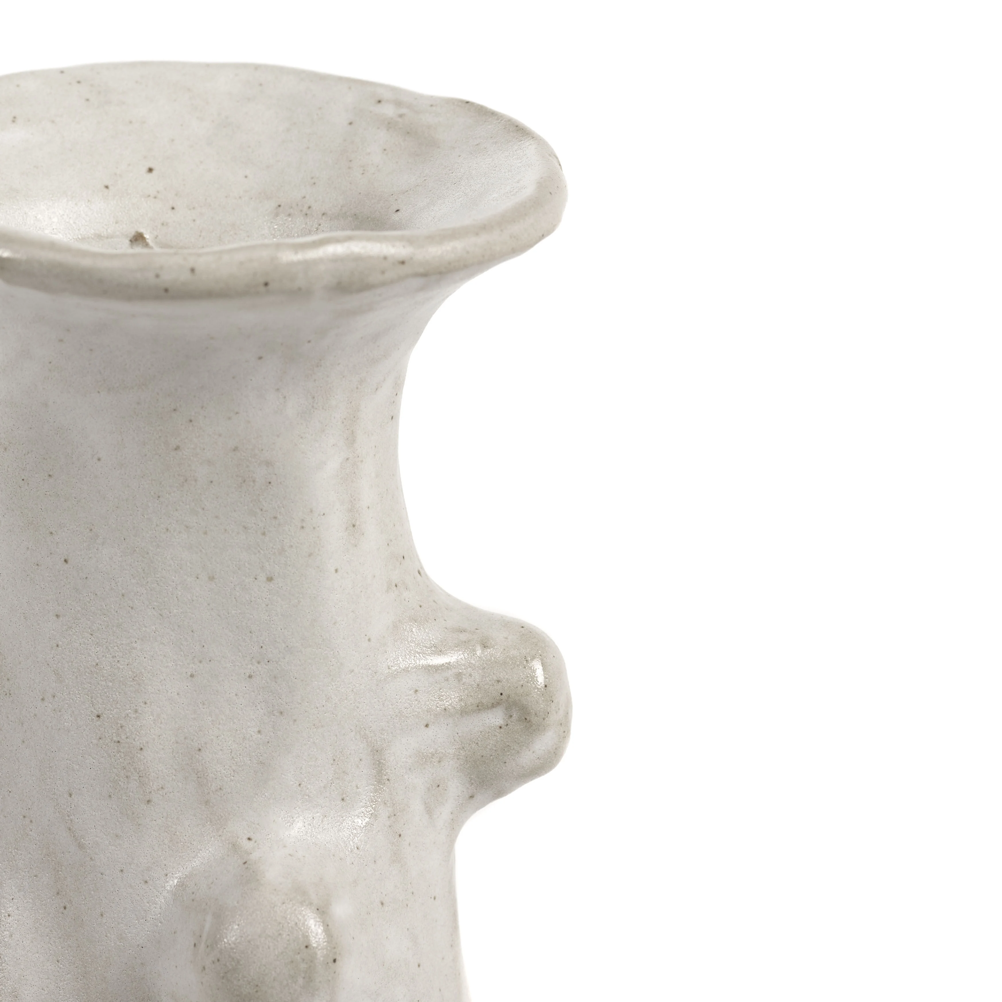 BILLY 3 - Vase céramique | Blanc